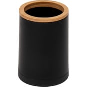 Wholesale - PLASTIC BATHROOM BLK/TAN TUMBLER C/P 24, UPC: 810094750060